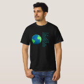 De wereld draait om mij. t-shirt (Voorkant volledig)