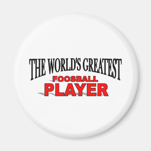 De wereld en de grootste voetbalspeler magneet