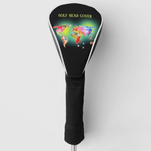 DE WERELD GOLFHEADCOVER (Voorkant)