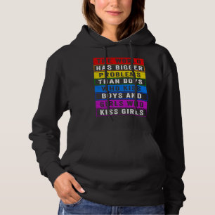 De Wereld Heeft Grotere Problemen Dan Homo Lesbisc Hoodie