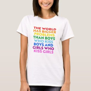 De wereld heeft grotere problemen t-shirt