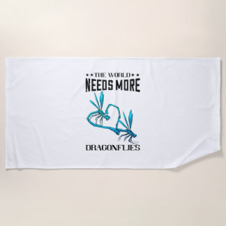 De wereld heeft meer Natuur insect libellen nodig Strandlaken