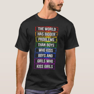 De wereld heeft steeds grotere problemen als gevol t-shirt