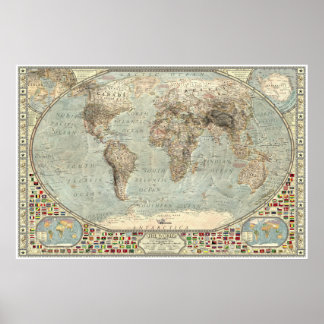 De wereld - ijstijd poster