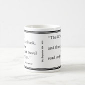 "De wereld is een boek..." Mok (Center)