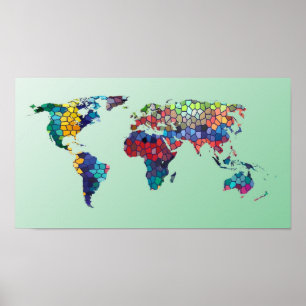 De wereld is een mooie plek poster