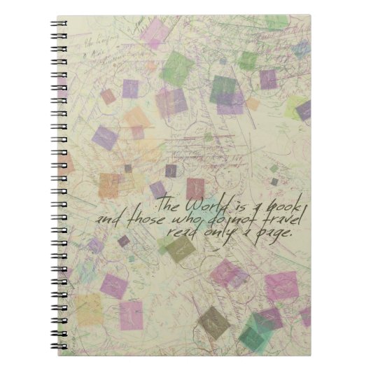 De wereld is een notebook notitieboek (Voorkant)