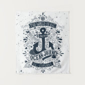 De wereld is groot - ga verkennen wandkleed (Voorkant)