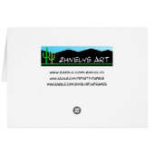 De wereld is in zijn handen Wenskaart (Achterkant Horizontaal)