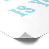 De wereld is je oester Poster (Hoek)