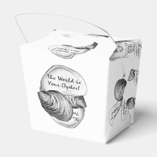 De wereld is jouw oester bedankdoosjes (Achterkant)