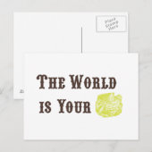De wereld is jouw Oyster Briefkaart (Voorkant / Achterkant)