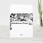 De "wereld is juist opnieuw… met een ware vriend " kaart (Achterkant)