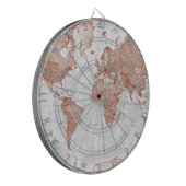 De wereld is Kunst - Rood Dartbord (Voorkant Links)