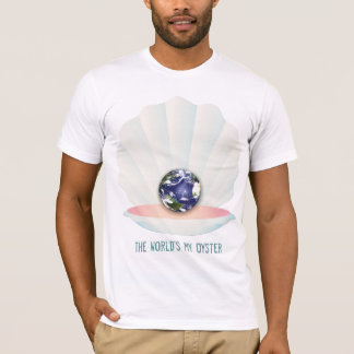 De wereld is mijn oester t-shirt