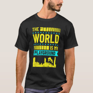 De wereld is mijn speeltuin die Parkour Tra freeru T-shirt