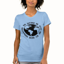 De Wereld Is Te Groot Om Ongexploreerd T-Shirt Te 