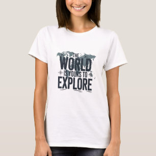 De wereld is van jou om te ontdekken t-shirt