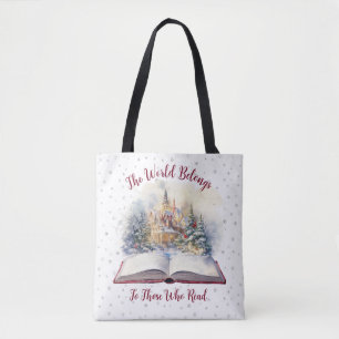 De Wereld Is Voor Degene Die Leest  Design Draagtas