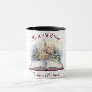 De Wereld Is Voor Degene Die Leest  Design Mok