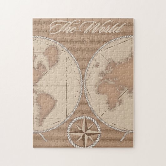 De Wereld Legpuzzel (Verticaal)