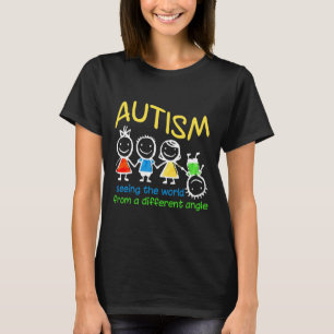 De wereld op een andere hoek zien t-shirt