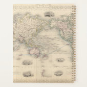 De wereld op Mercator-projectie Planner (Achterkant)