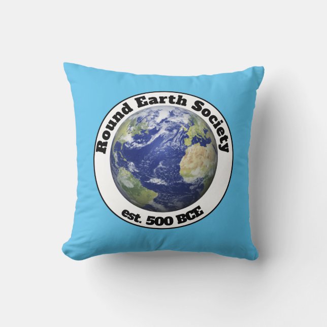 de wereld rond kussen (Voorkant)