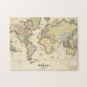 De wereld van de Mercator-projectie   1840 Legpuzzel