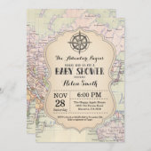 De Wereld van de Reizen van de Kaart van de Uitnod (Voorkant / Achterkant)