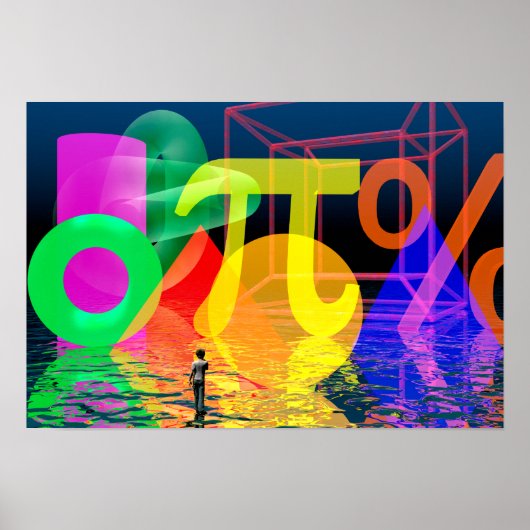 De wereld van de wiskunde poster (Voorkant)