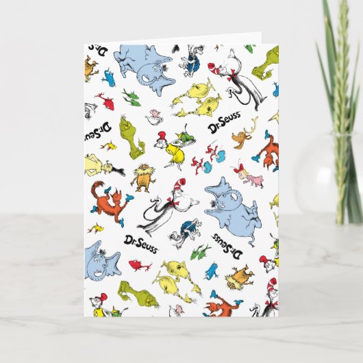 De wereld van Dr. Seuss-patroon Kaart (Voorkant)