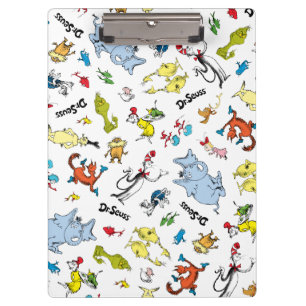 De wereld van Dr. Seuss-patroon Klembord