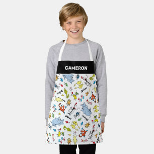 De wereld van Dr. Seuss-patroon Schort
