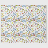 De wereld van Dr. Seuss Pattern Cadeaupapier (Vlak)