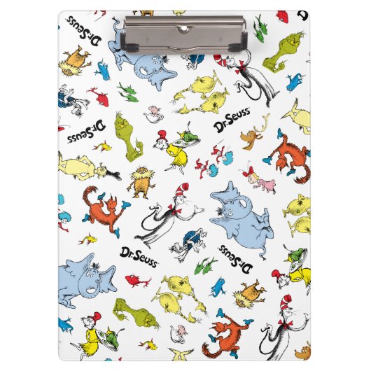 De wereld van Dr. Seuss Pattern Klembord (Voorkant)