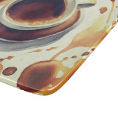 De wereld van koffie snijplank (Hoek)