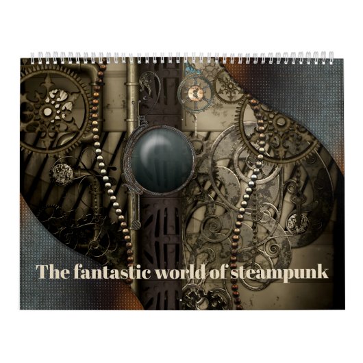 De wereld van steampunk kalender (Hoes)