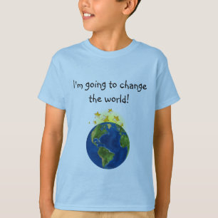 De wereld veranderen t-shirt