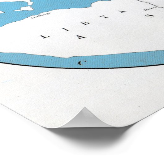 De wereld volgens Hecataeus Poster (Hoek)