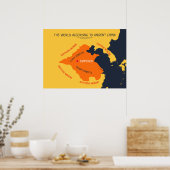 De wereld volgens het oude China Poster (Keuken)