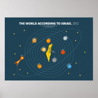 De wereld volgens Israël Poster