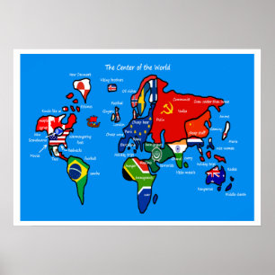 De wereld volgens Scandinavians Poster