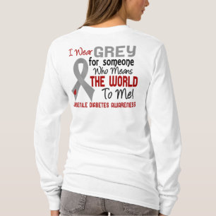 De wereld voor mij 2 jeugddiabetes t-shirt