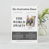 De wereld wacht op de foto van het Afstuderen van Kaart (Staand voorkant)