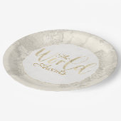 De wereld wacht op papieren bordje (Gekanteld)