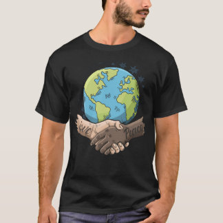 De wereld zegt nee tegen racisme t-shirt