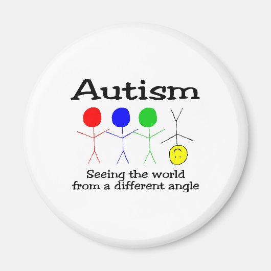 De wereld zien vanuit een andere hoek magneet (Voorkant)