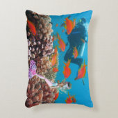 De wereldberoemde pop zeemeermin accent kussen (Voorkant(Verticaal))