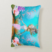 De wereldberoemde pop zeemeermin accent kussen (Achterkant (Verticaal))